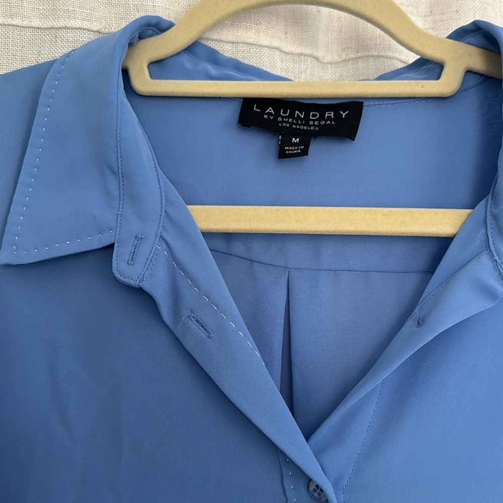 Blue button down - Picture 2 of 2
